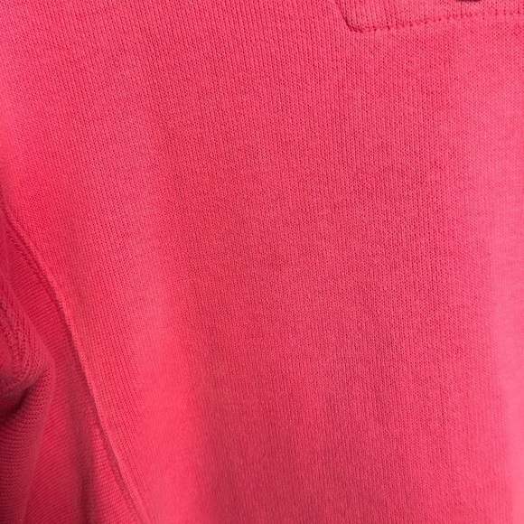 Tommy Bahama cotton fuchsia quarter zip sweater top, size medium - Picture 4 of 10